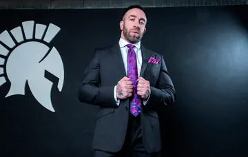 Men in suits having wild sex