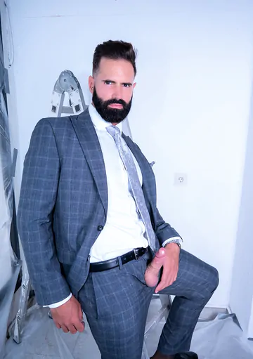 Client fucking the painter