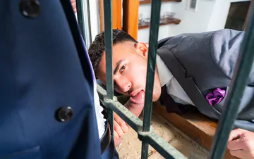 Sir Peter big cock fucks Pol Prince