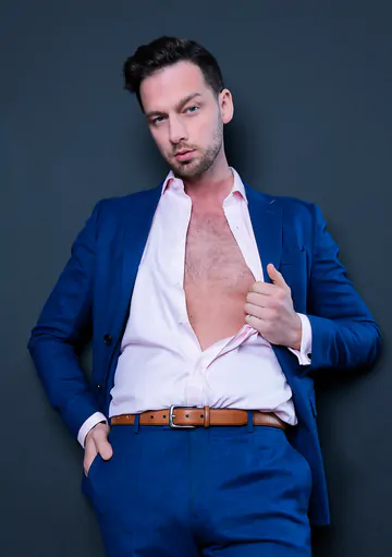 Gay men in suits fucking