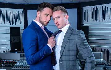 Gay men in suits fucking