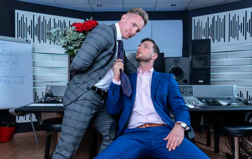 Gay men in suits fucking