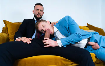 Guy getting big cock fucked