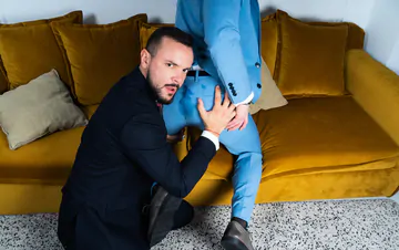 Guy getting big cock fucked