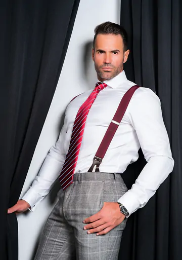 Men in suits having gay sex