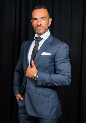 Men in suits having gay sex