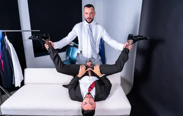 Sir Peter big cock fucks smooth ass