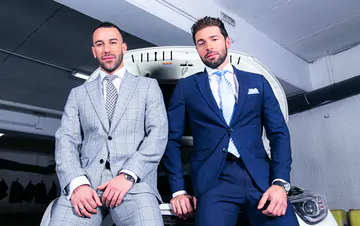 Car salesmen taking a fuck break