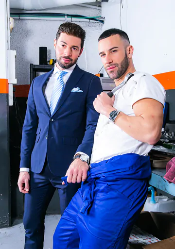 Car salesmen taking a fuck break