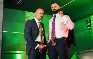 Gays fucking in the restroom