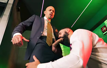 Gays fucking in the restroom