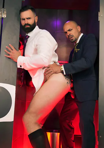 Gays fucking in the restroom