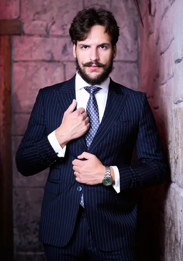 Kinky men in suits having sex