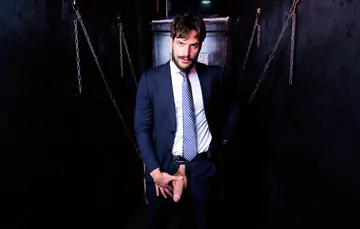 Kinky men in suits having sex