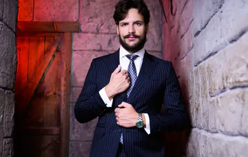 Kinky men in suits having sex