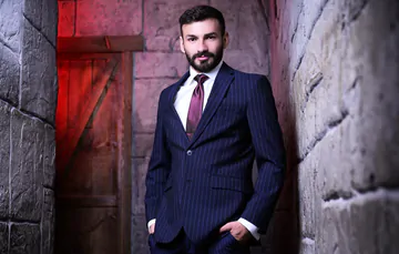 Kinky men in suits having sex