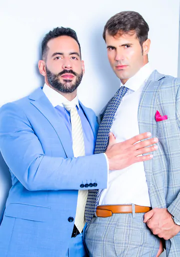 Gays in the office having sex