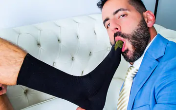 Gays in the office having sex