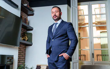 Men in suits having kinky sex