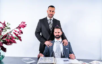 Men fucking in the office