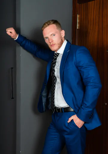 Boss fucking the ginger apprentice