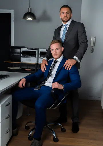 Boss fucking the ginger apprentice