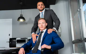 Boss fucking the ginger apprentice