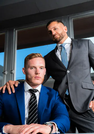 Boss fucking the ginger apprentice