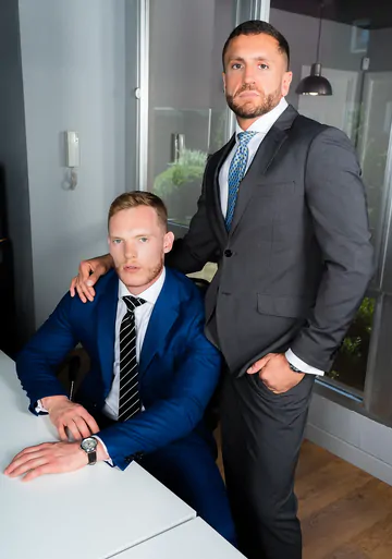 Boss fucking the ginger apprentice