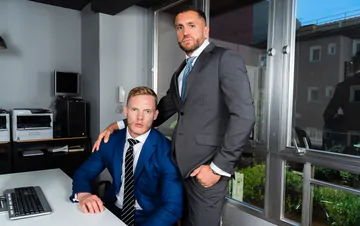 Boss fucking the ginger apprentice