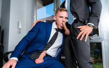 Boss fucking the ginger apprentice