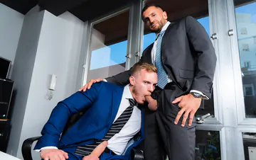 Boss fucking the ginger apprentice