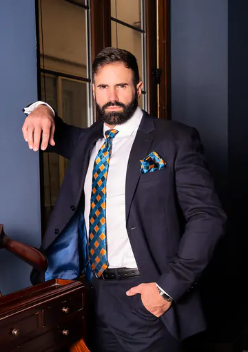 Clothed man fucking in the shower