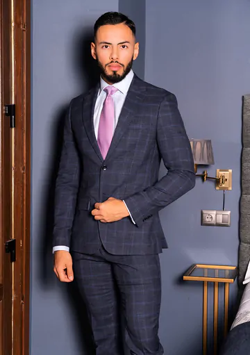 Clothed man fucking in the shower