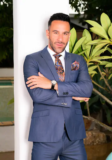 Clothed men fucking in the pool