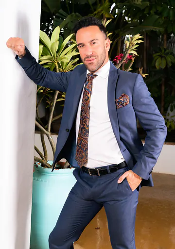 Clothed men fucking in the pool