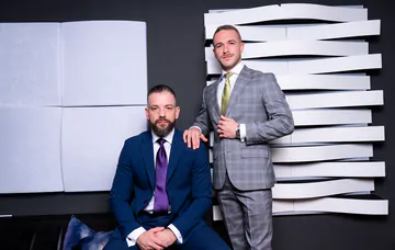 Hot blonde guy fucking ass