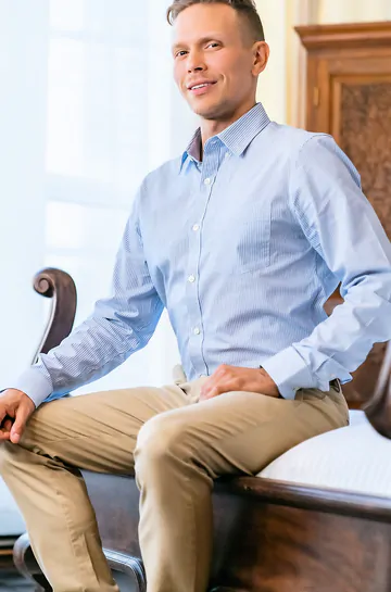 Handsome men having sex