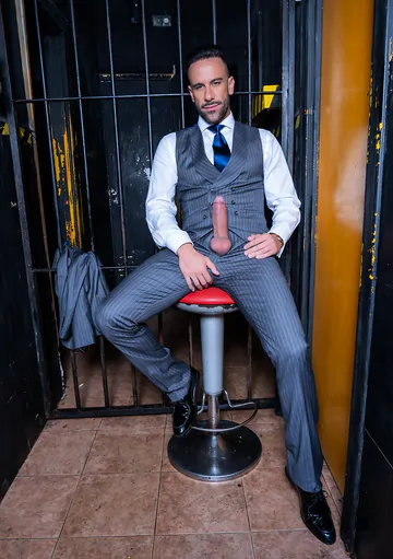 Man showing his big dick