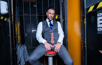 Man showing his big dick