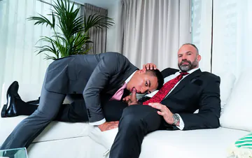 Mature man fucking Asian butthole