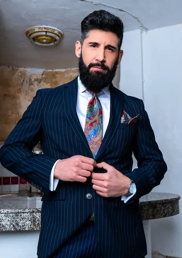 Guys in suits having gay sex