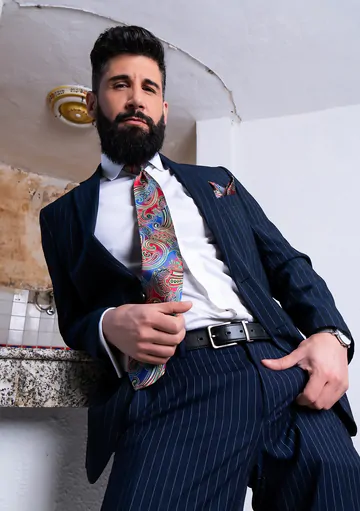 Guys in suits having gay sex