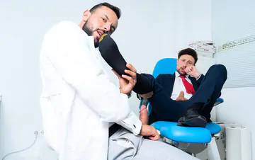 Doctor big cock fucking the patient