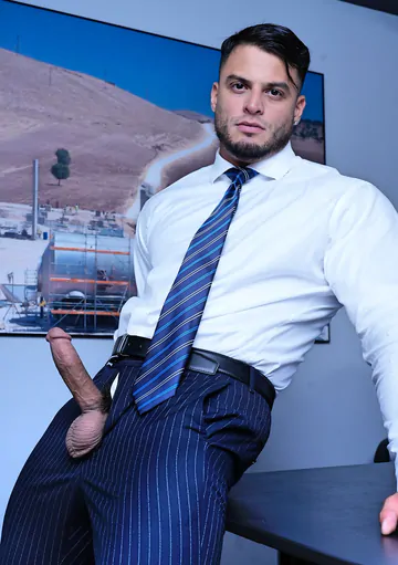 Big guy fucking the janitor