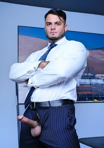 Big guy fucking the janitor