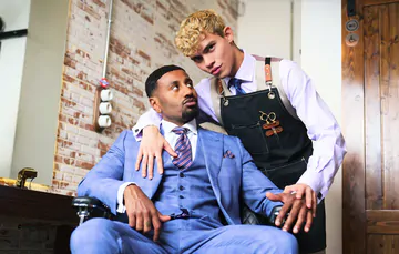 Cute boy getting big black dick