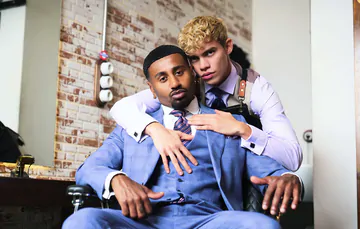 Cute boy getting big black dick