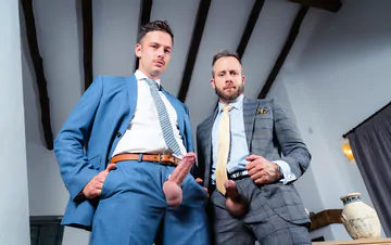 Man getting fucked on a table