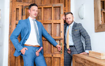 Man getting fucked on a table